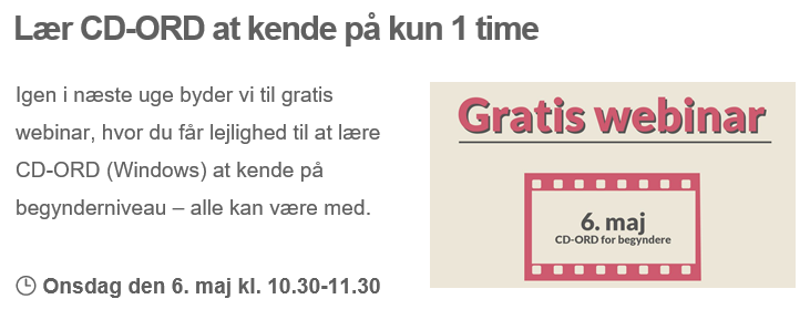 Webinar 6. maj